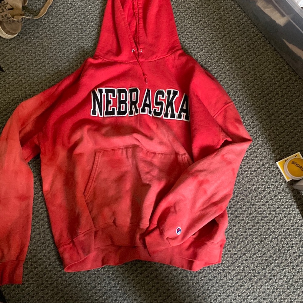 Vintage nebraska champion hoodie